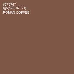 #7F5747 - Roman Coffee Color Image